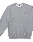 LOSER MACHINE DISORDER MOISTURE WICKING CREW FLEECE HEATHER GREY