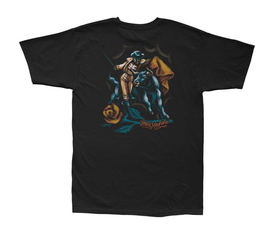 LOSER MACHINE MATADOR STOCK TEE BLACK 