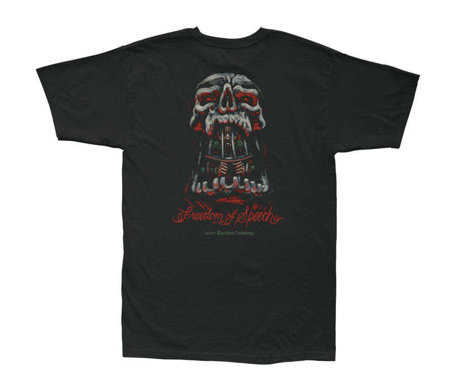 LOSER MACHINE SPEECH STOCK TEE BLACK