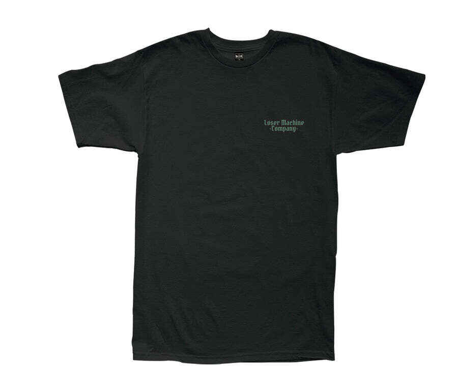LOSER MACHINE SPEECH STOCK TEE BLACK