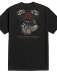 LOSER MACHINE ROSEBUD T-SHIRT BLACK