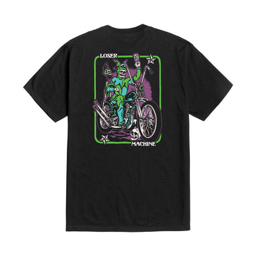 LOSER MACHINE JOKER GLOW T-SHIRT BLACK