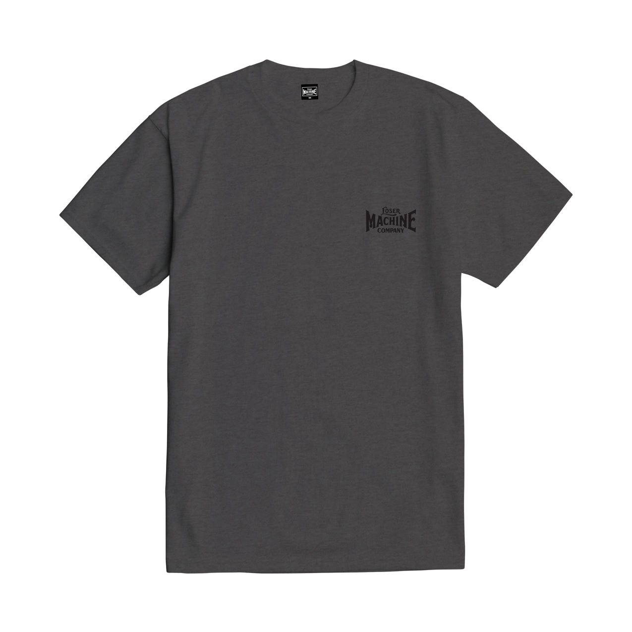 LOSER MACHINE SANTA FE TEE HEATHER CHARCOAL – The Drive Skateboard Shop