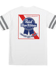 LOSER MACHINE X PABST BLUE RIBBON THROWBACK STRIPED JERSEY
