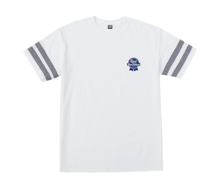 LOSER MACHINE X PABST BLUE RIBBON THROWBACK STRIPED JERSEY - The Drive Skateshop