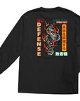 LOSER MACHINE STRIKE HARD STOCK LONGSLEEVE TEE BLACK
