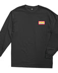 LOSER MACHINE STRIKE HARD STOCK LONGSLEEVE TEE BLACK - The Drive Skateshop