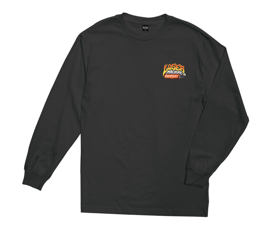 LOSER MACHINE VENOM STOCK LONGSLEEVE TEE BLACK