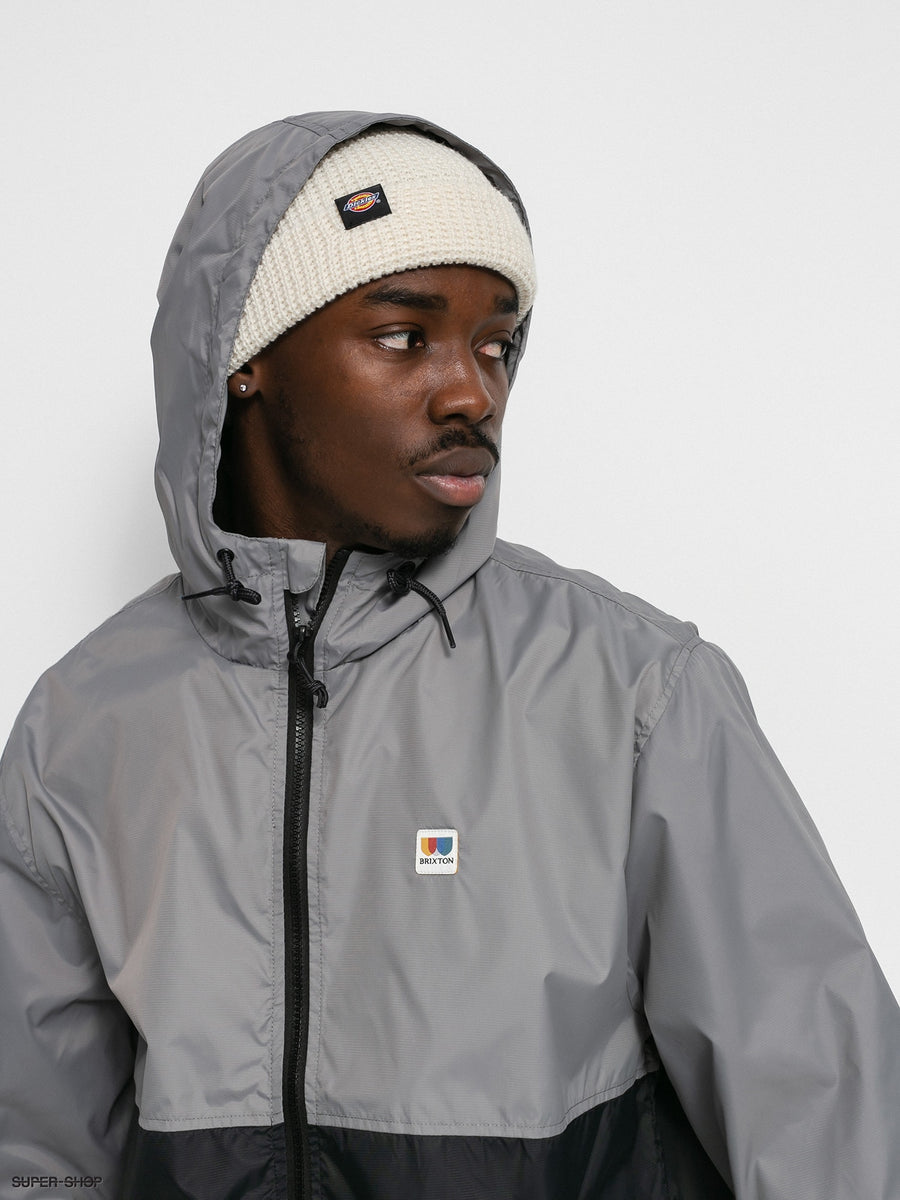BRIXTON CLAXTON ALTON LW ZIP HOOD BLACK/GREY - The Drive Skateshop