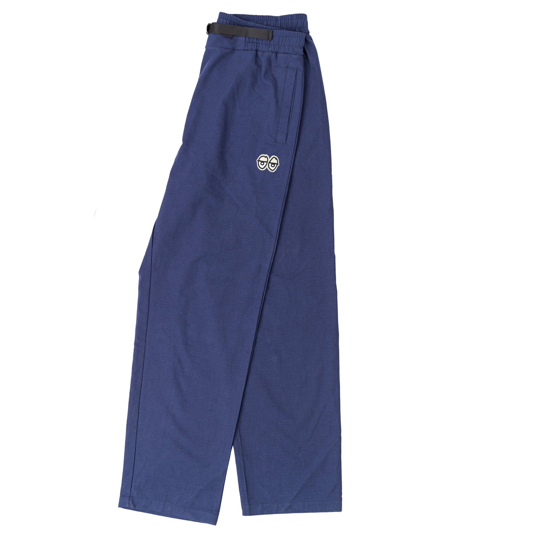 KROOKED EYES RIPSTOP PANTS NAVY - The Drive Skateshop