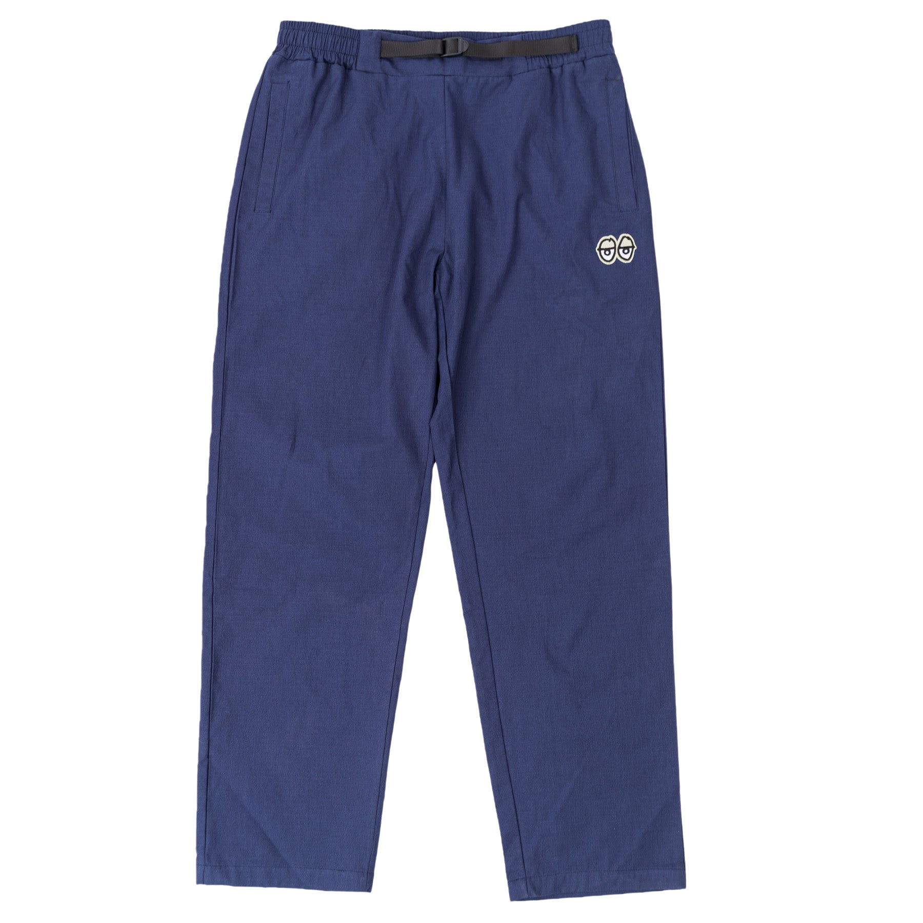 KROOKED EYES RIPSTOP PANTS NAVY - The Drive Skateshop