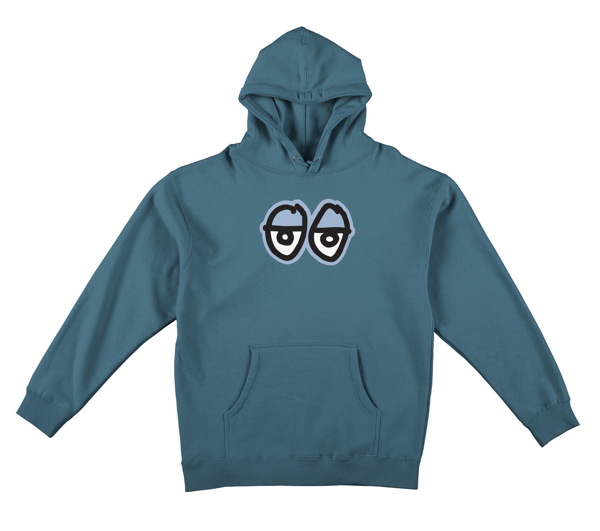 KROOKED EYES PULLOVER SLATE BLUE - The Drive Skateshop