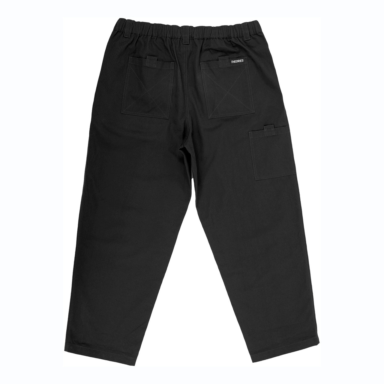 THEORIES PANTS STAMP LOUNGE BLACK - The Drive Skateshop