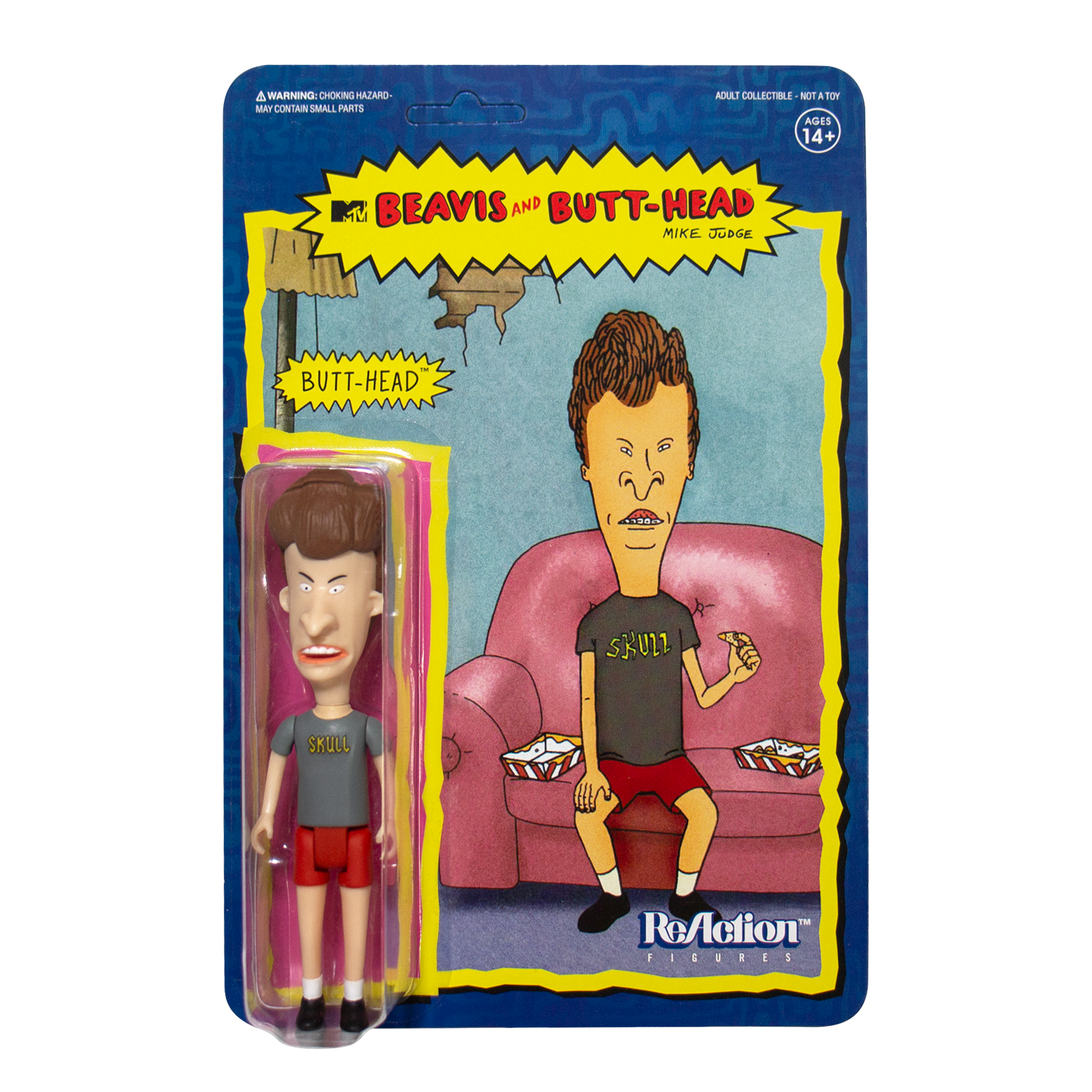 SUPER7 REACTION FIGURE BEAVIS AND BUTT-HEAD "BUTT-HEAD"