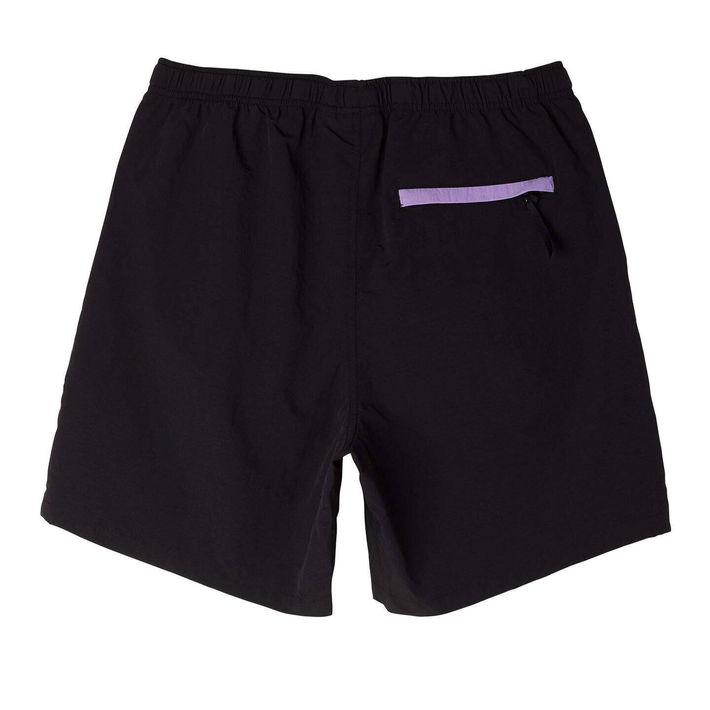 OBEY EASY RELAXED TRACK SHORT BLACK