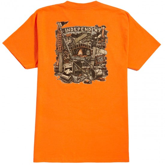 INDEPENDENT T-SHIRT CRUST SAFETY ORANGE