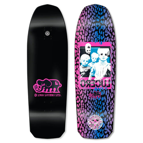 BLACK LABEL DECK WELCOME TO 1988 RESCREEN CROSS BLACK DIP (10&quot;) - The Drive Skateshop