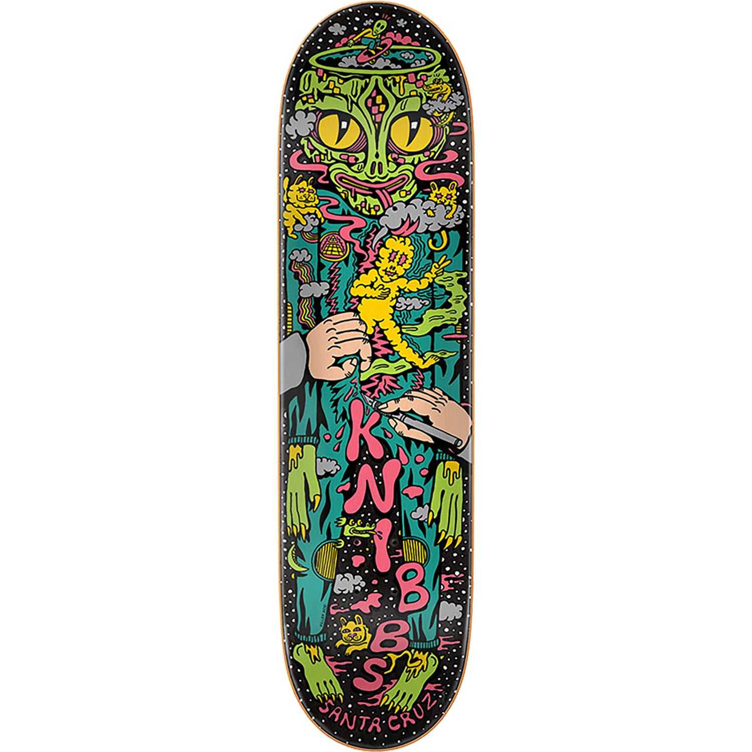 SANTA CRUZ KNIBBS REPTILIAN DECK (8.25" X 31.8") - The Drive Skateshop