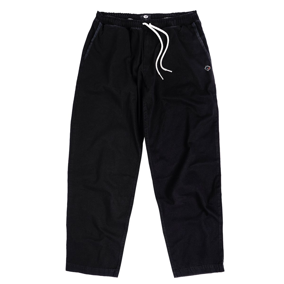 MAGENTA LOOSE PANTS BLACK - The Drive Skateshop