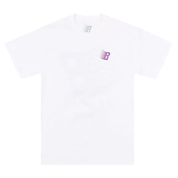 BRONZE POLKA DOT LOGO TEE WHITE