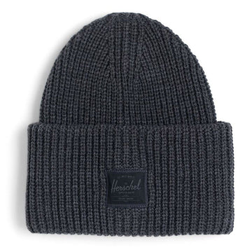 HERSCHEL JUNEAU BEANIE CHARCOAL - The Drive Skateshop
