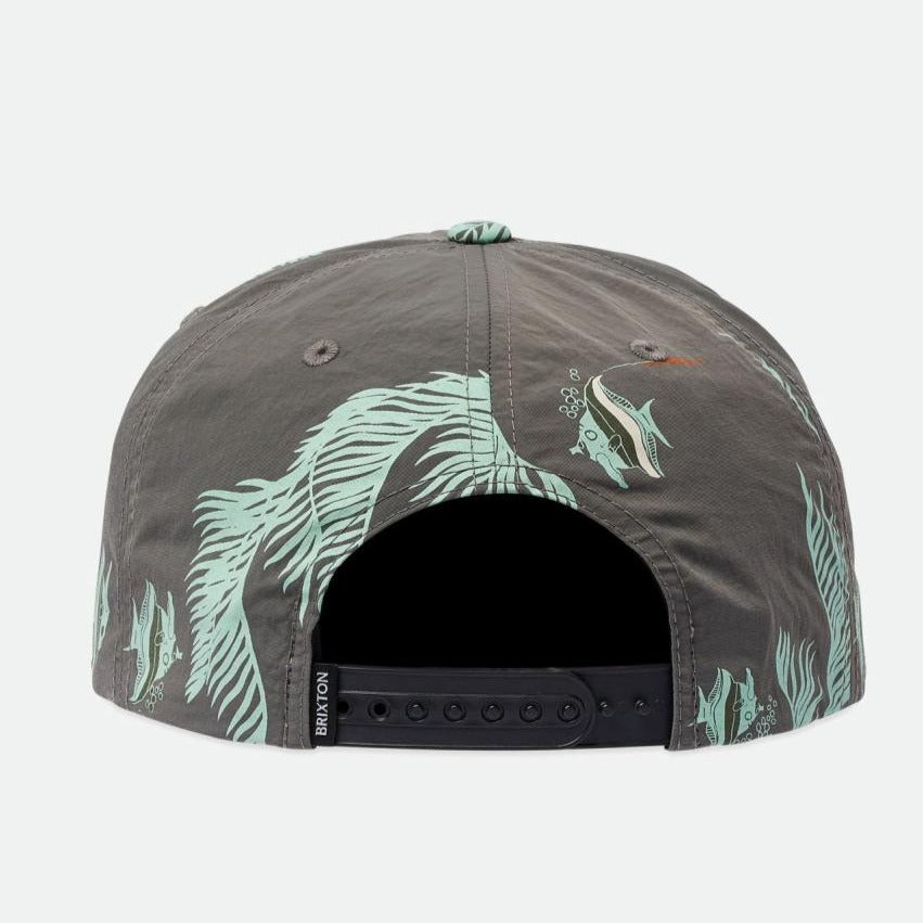 BRIXTON HENSHAW MP SNAPBACK ALOHA BLACK - The Drive Skateshop