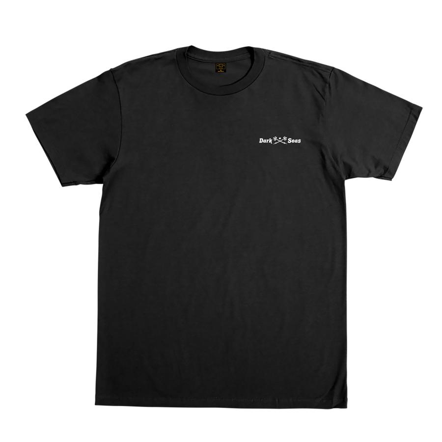 DARK SEAS LAST RIDE STOCK T-SHIRT BLACK - The Drive Skateshop