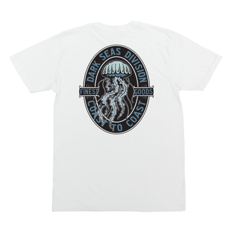 DARK SEAS TRANSLUCENT PREMIUM TEE WHITE