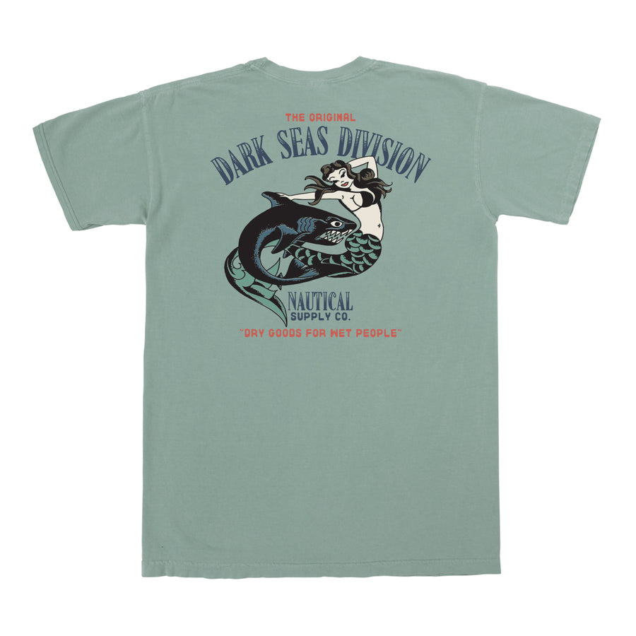 DARK SEAS COMMITMENT PIGMENT T-SHIRT GREEN