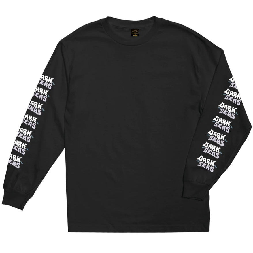 DARK SEAS FULL MOON FANTOM LONGSLEEVE TEE BLACK