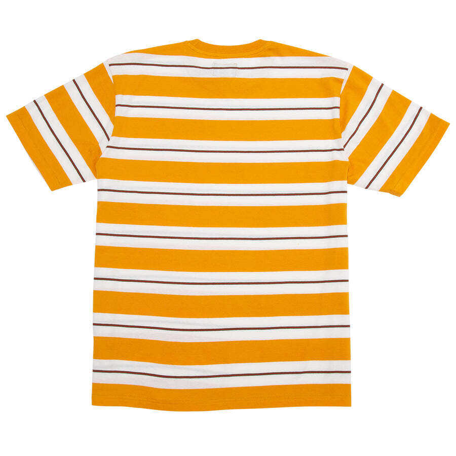 DARK SEAS GINSBURG KNIT T-SHIRT WHITE/GOLD