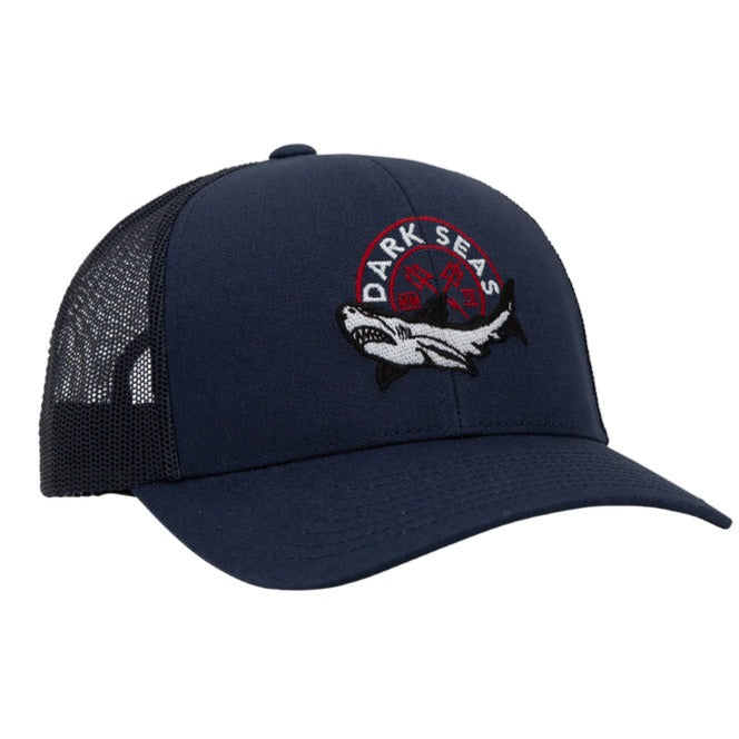 DARK SEAS SPECIES TRUCKER HAT NAVY