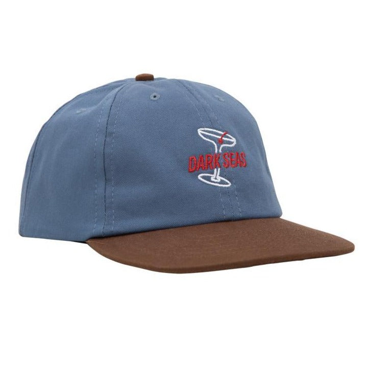 DARK SEAS CONTINENTAL SNAPBACK NAVY/BROWN