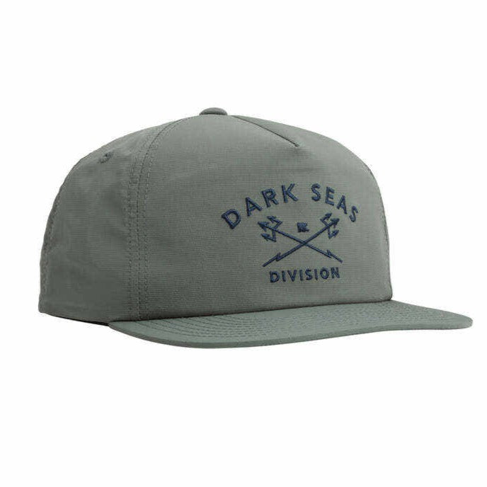 DARK SEAS TRIDENTS NYLON SNAPBACK GREEN