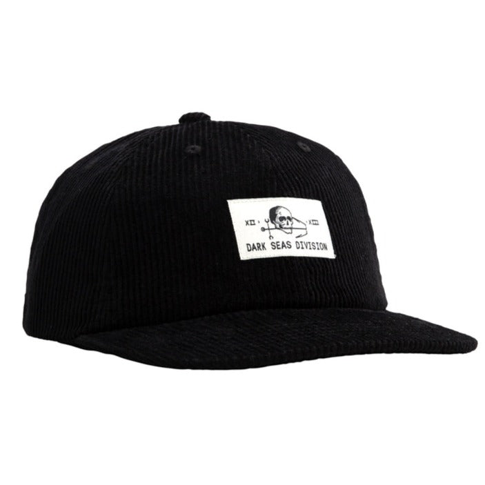 DARK SEAS CRISP HAT BLACK