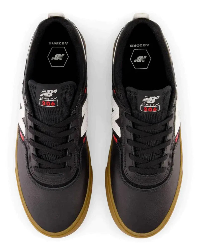 NEW BALANCE JAMIE FOY 306 BLACK/RED/GUM - The Drive Skateshop