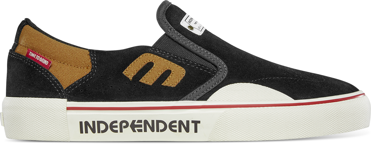 ETNIES X INDEPENDENT MARANA SLIP BLACK/BROWN