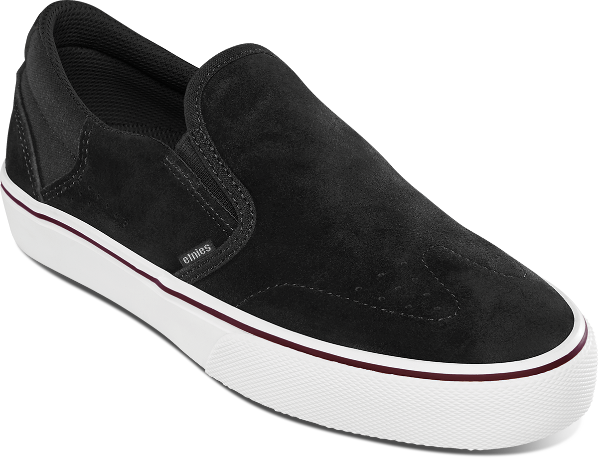 WOMENS ETNIES MARANA SLIP ON BLACK - The Drive Skateshop