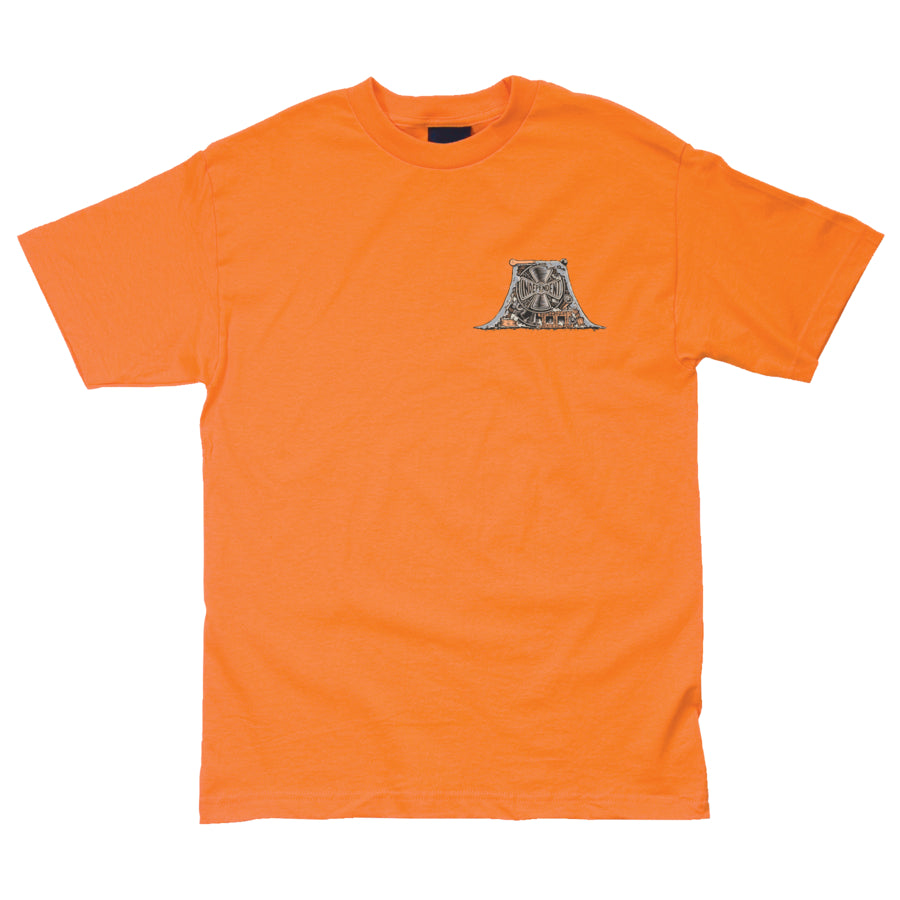 INDEPENDENT T-SHIRT CRUST SAFETY ORANGE - The Drive Skateshop