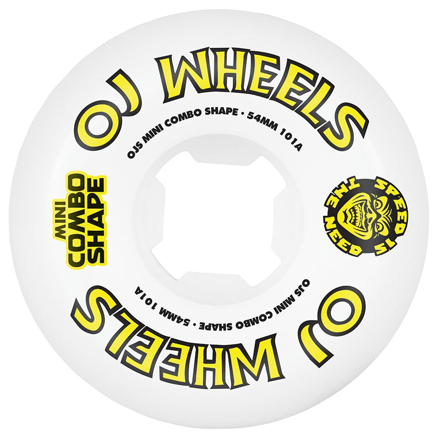 OJ WHEELS - TEAM LINE MINI COMBO 101A (54MM) - The Drive Skateshop