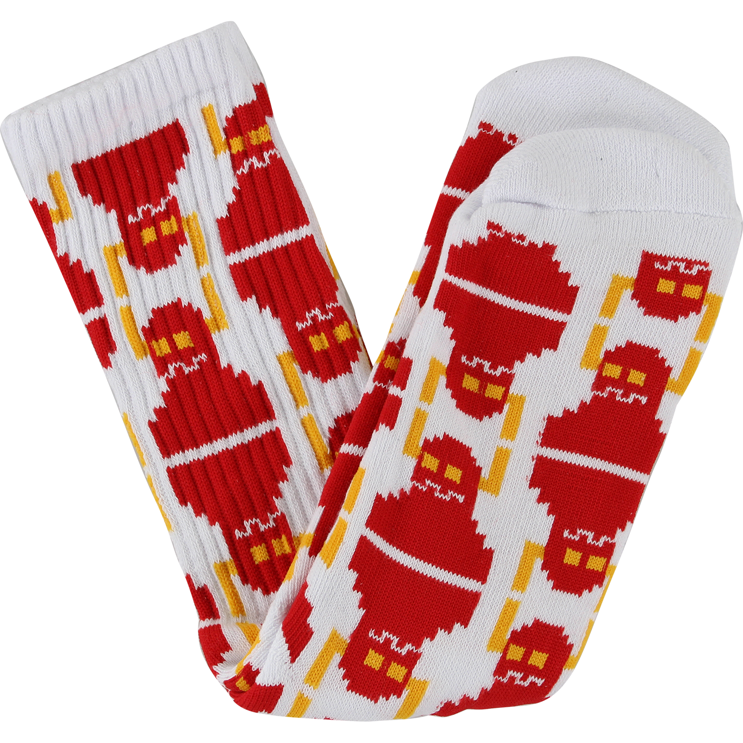 TOY MACHINE SOCKS DIGI MONSTER WHITE - The Drive Skateshop