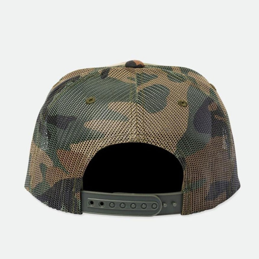 BRIXTON PALMER PROPER MP MESH CAP CAMO SURPLUS - The Drive Skateshop