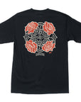 SANTA CRUZ T-SHIRT DRESSEN ROSES CLUB BLACK - The Drive Skateshop