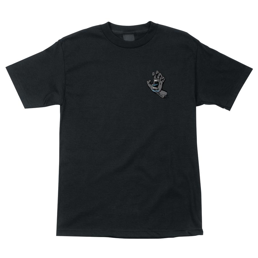 SANTA CRUZ T-SHIRT AMOEBA HAND BLACK
