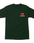 INDEPENDENT X TOY MACHINE T-SHIRT TOY MASH UP FOREST GREEN