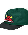 INDEPENDENT X TOY MACHINE SNAPBACK BAR FOREST/BLACK