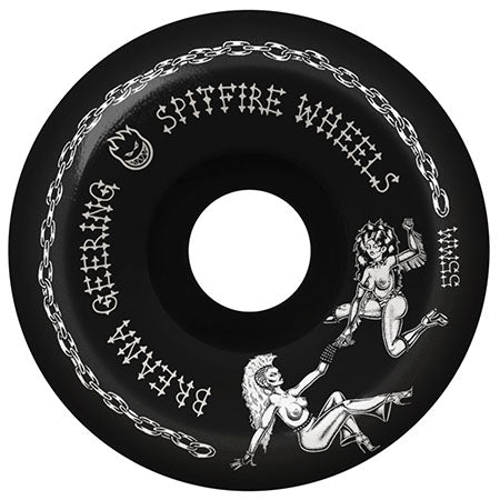 SPITFIRE WHEELS - BREANA FORMULA 4 99A CONICAL FULL (55MM) BLACK - The Drive Skateshop