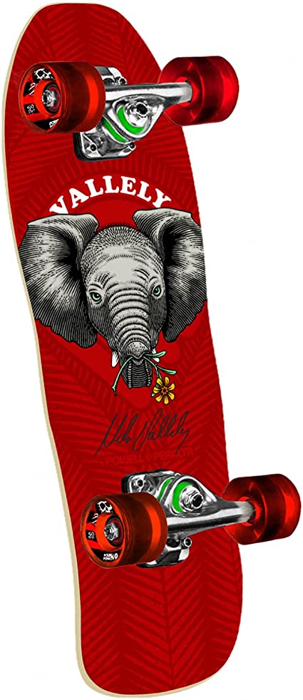 POWELL-PERALTA COMPLETE - MINI VALLELY ELEPHANT RED (7.5&quot; X 26&quot;) - The Drive Skateshop