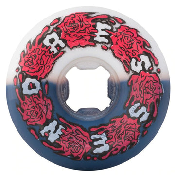 SLIME BALLS WHEELS DRESSEN VOMIT MINI 2 WHITE/BLUE 97A (56MM) - The Drive Skateshop