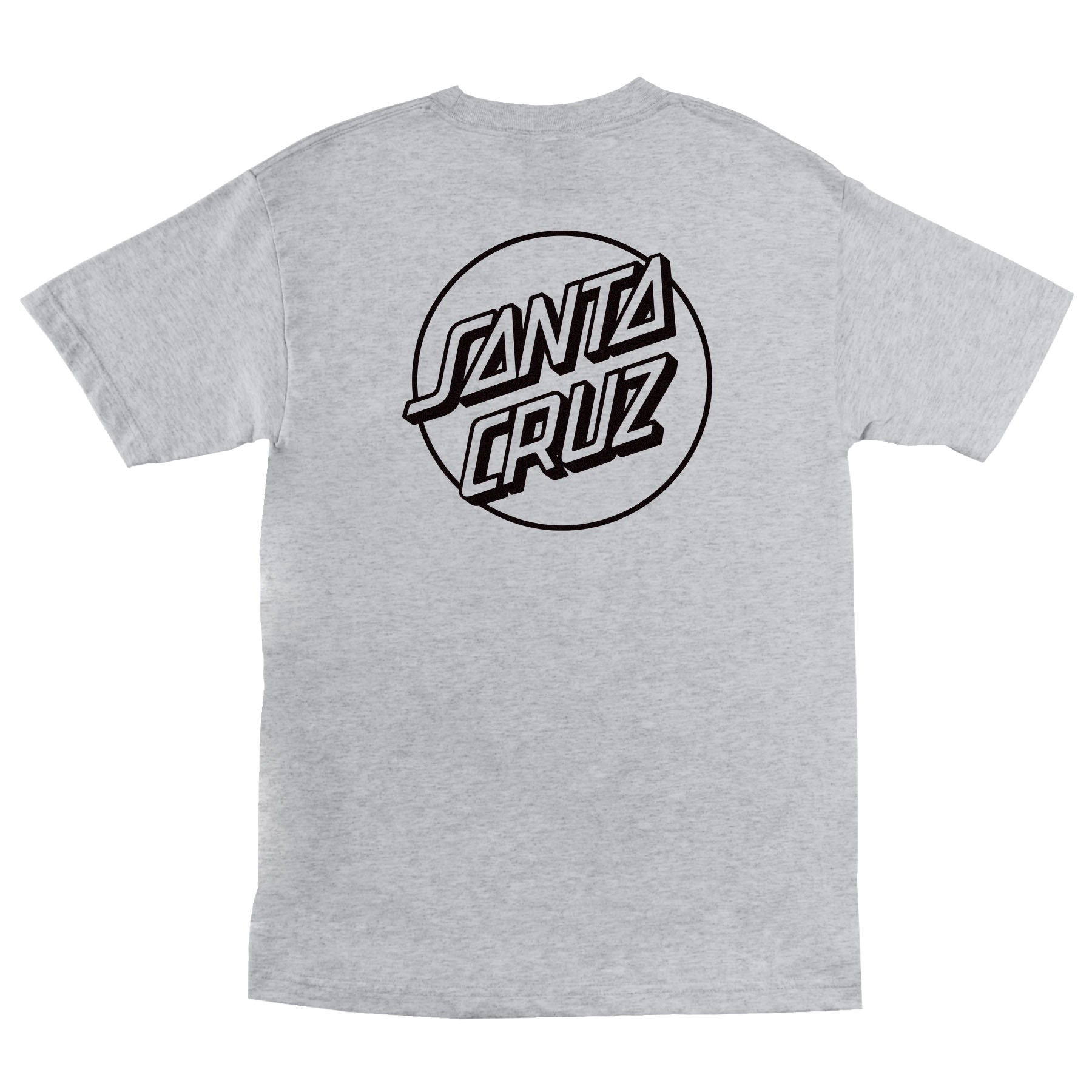 SANTA CRUZ OPUS DOT T-SHIRT HEATHER GREY/BLACK | The Drive